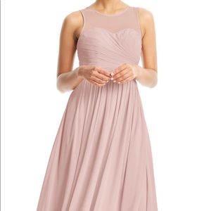 Azazie Nina Bridesmaid Dress Dusty Rose A16 NWT